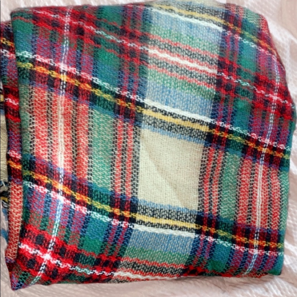 Multicolor blanket scarf!
